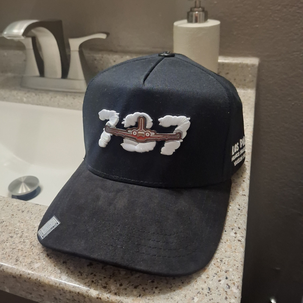 Black 707 Logo Cap